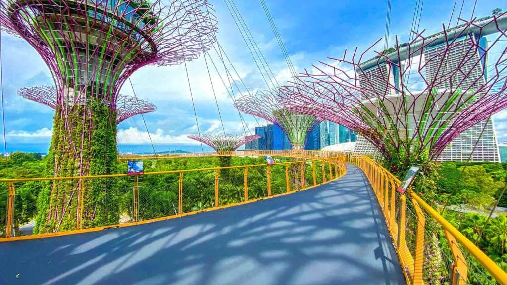 Stunning view of Gardens by the Bay, a must-visit in Singapore tour packages