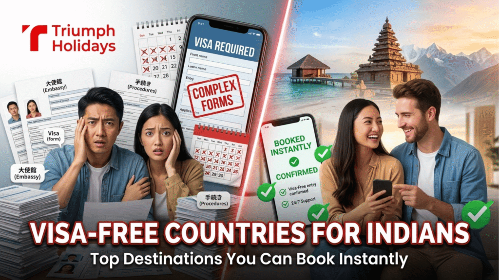 Top visa-free countries for Indians